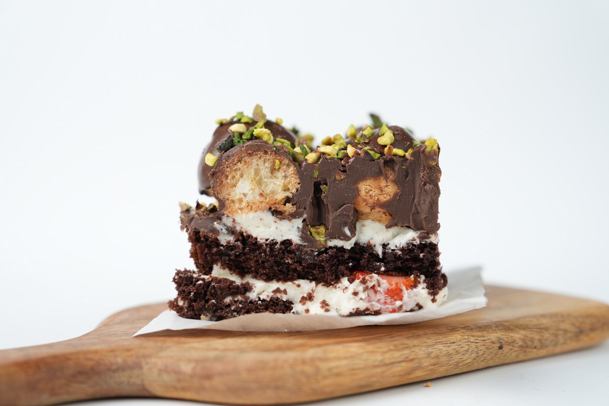 Profiterollü Pasta Profiterollü Pasta